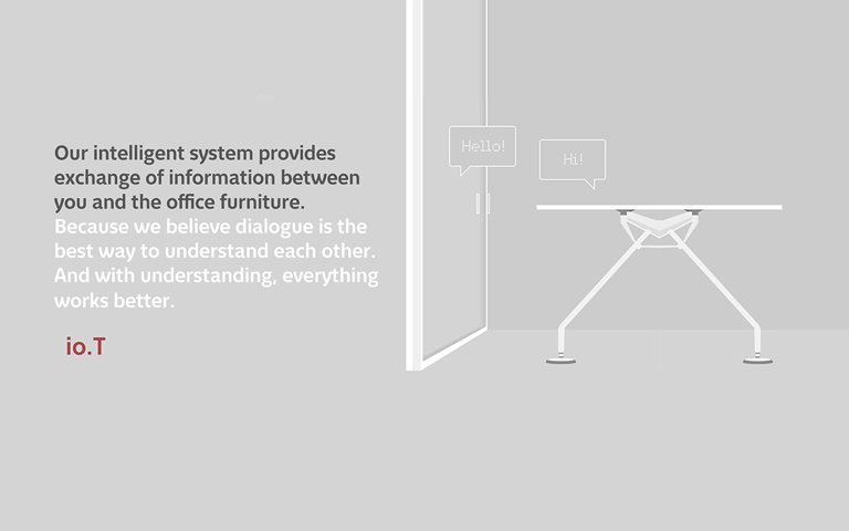 io.T, the first smart system of interconnected furnitures